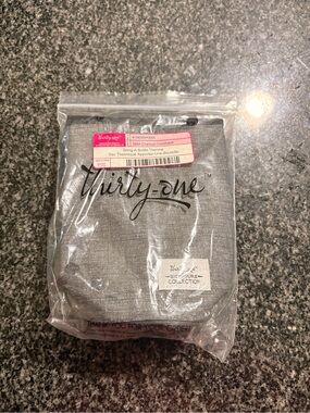 thirty-one Charcoal Gray Insulated Bottle Pouch